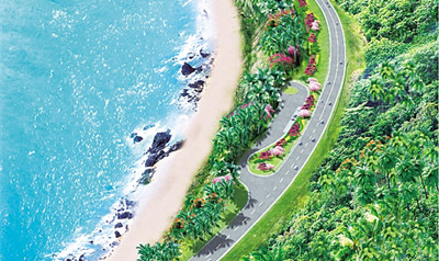 海南环岛旅游公路乐东段沿途景点串成线